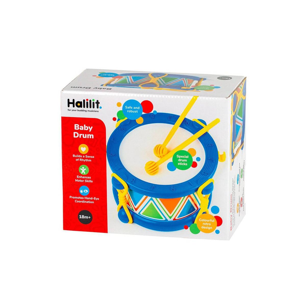 HALILIT - Instrumento tambor baby drum