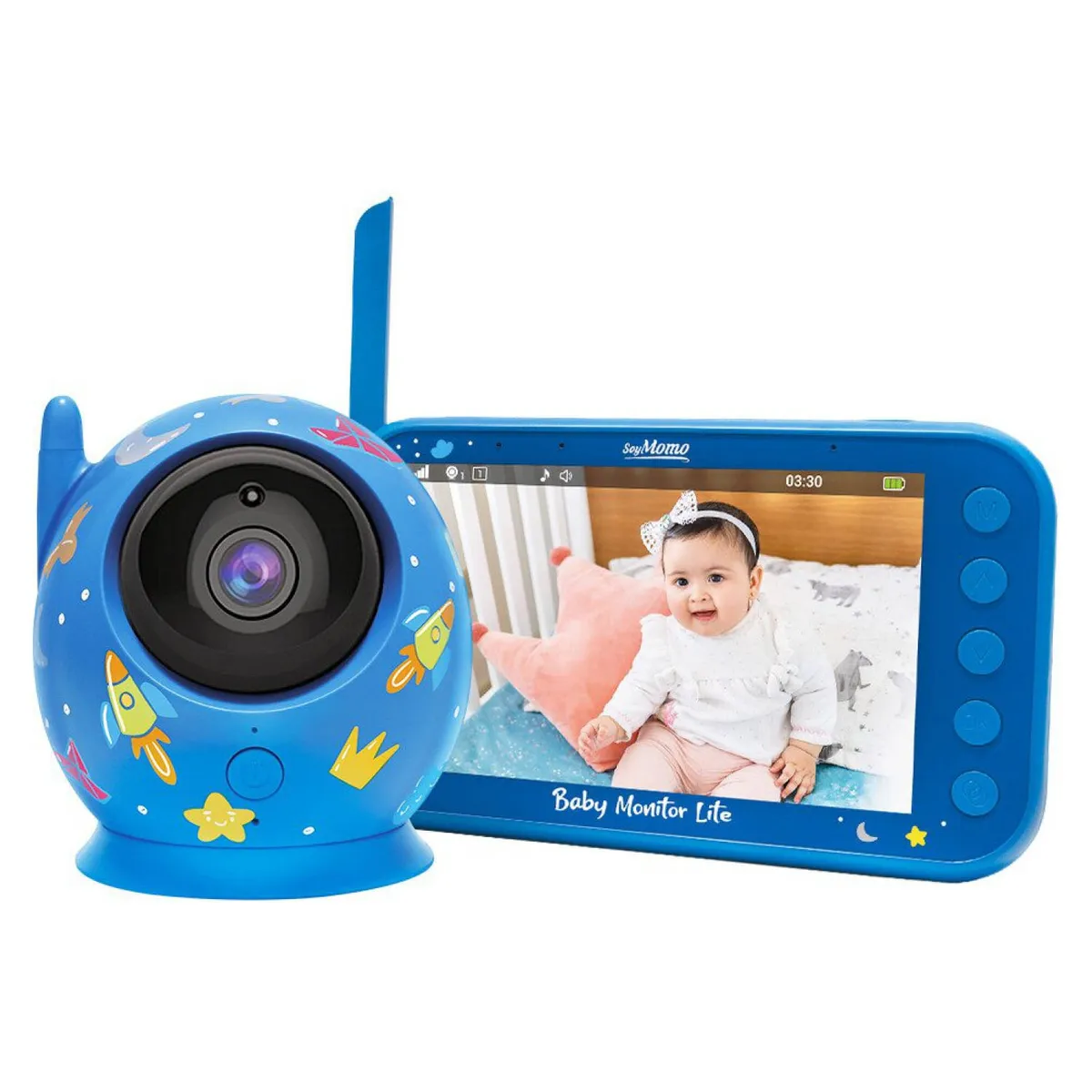 SOYMOMO - Monitor Bebé SoyMomo Baby Monitor Lite 43” Azul