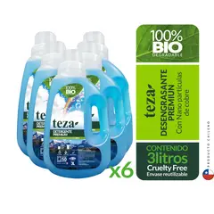 TEZA - 6 Detergente Premium 100% Bio Cobre 3 Litros