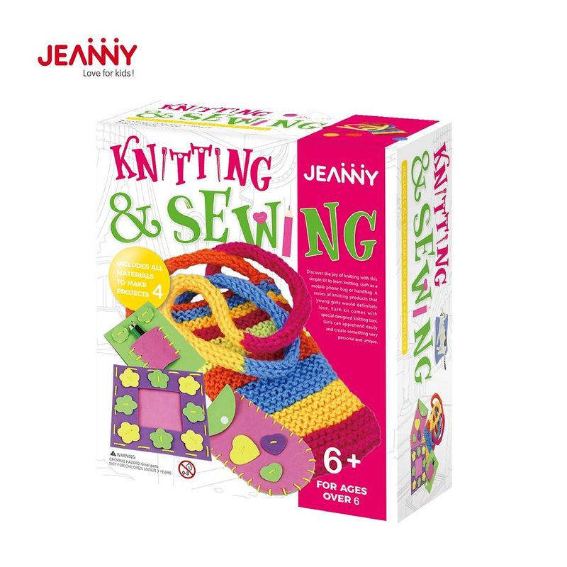 JEANNY - Mi Primer Set De Tejido Y Costura Para Niños