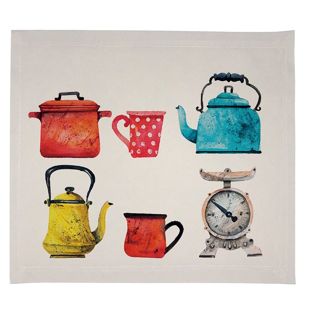 TUYO PRINT - Set Individuales Impermeable Cacharros