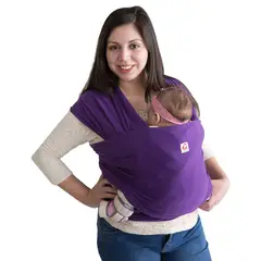 CANGUAMOR - Fular Portabebé Semielasticado Morado