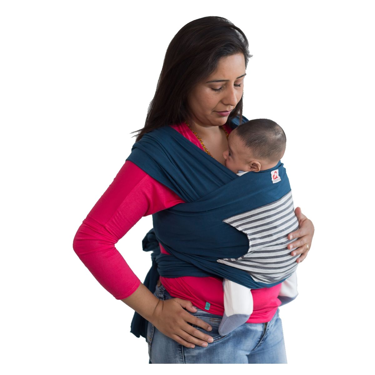 CANGUAMOR - Fular Portabebé Petroleo Con Bolsillo