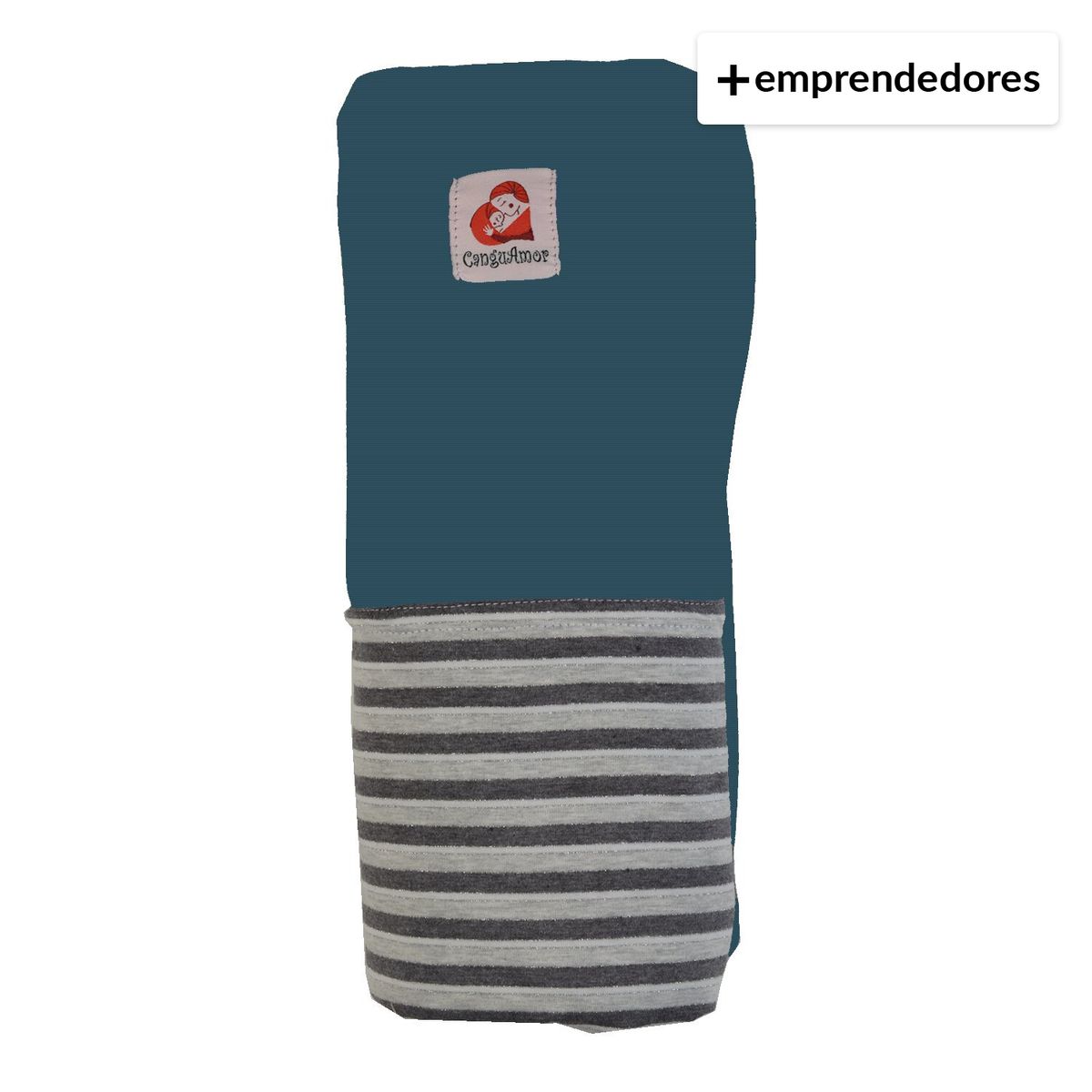 CANGUAMOR - Fular Portabebé Petroleo Con Bolsillo