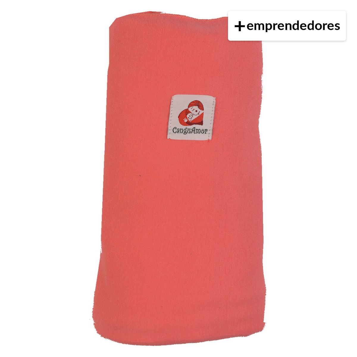 CANGUAMOR - Fular Portabebé Semielasticado Coral Canguamor