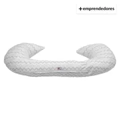 CANGUAMOR - Cojín Descanso Maternal Zigzag Gris.