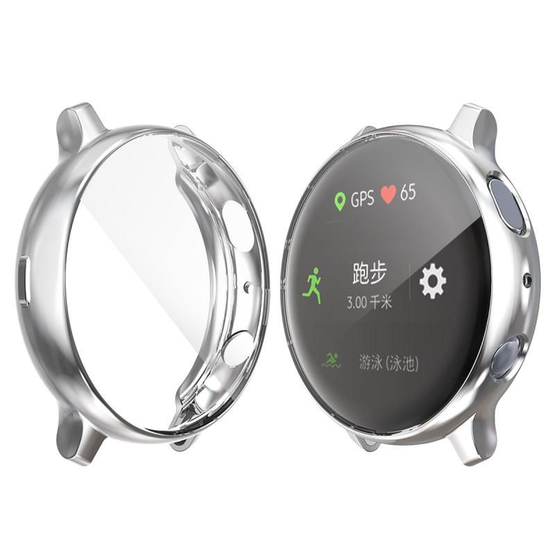 GENERICO - CARCASA PROTECTORA RELOJ SAMSUNG GALAXY ACTIVE 2 40MM PLATEADO