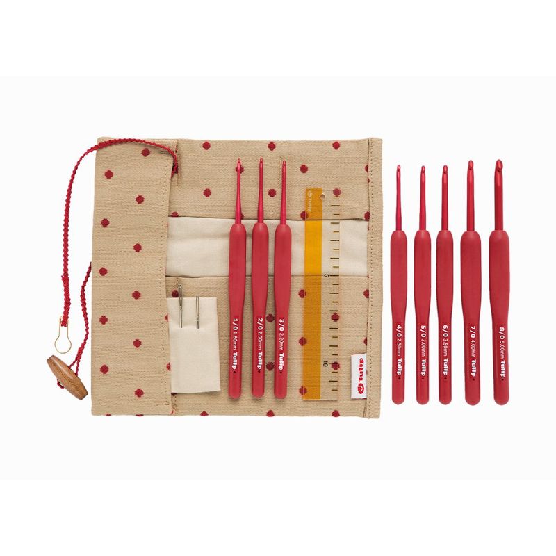 TULIP - Set Crochet Etimo Rojo