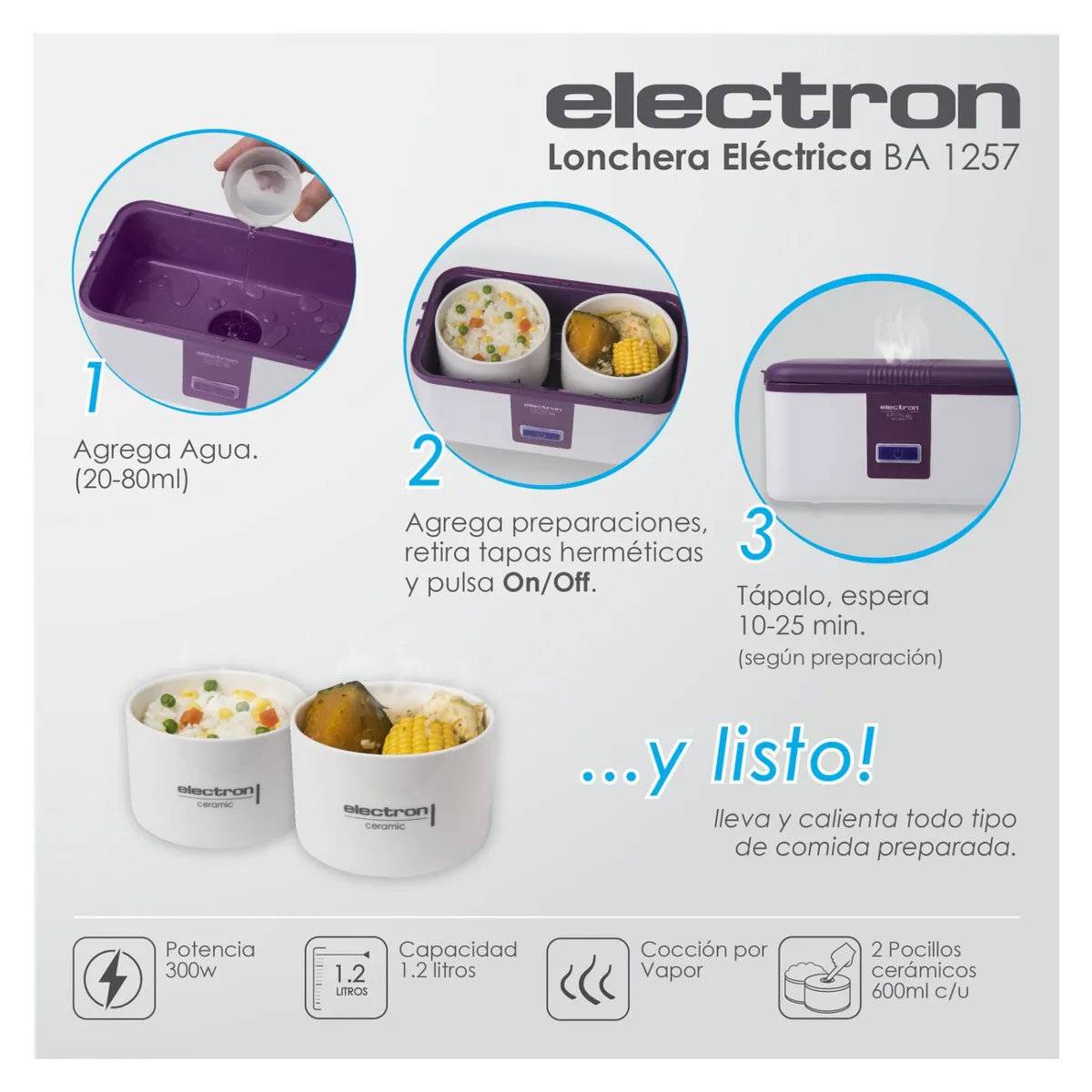 ELECTRON - Lunchbox  Lonchera Eléctrica -300W