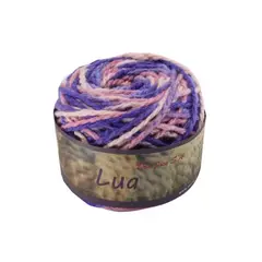 GENERICO - Pack 4 ovillo tejer acrílico 100gr Lua morado lila palo rosa