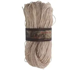 GENERICO - Pack 4 madejas lino. Linen crudo