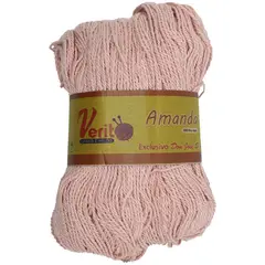 GENERICO - Pack 4 madejas algodón lana 100gr amanda palo de rosa