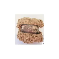 GENERICO - Pack 4 madejas Lana tejer 100gr lanuda beige
