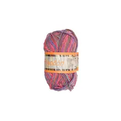 GENERICO - Pack 4 madejas algodón rosado gris morado