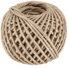MARCA - Pack de 4 ovillos de Yute pulido tejer 100 gramos 2mm