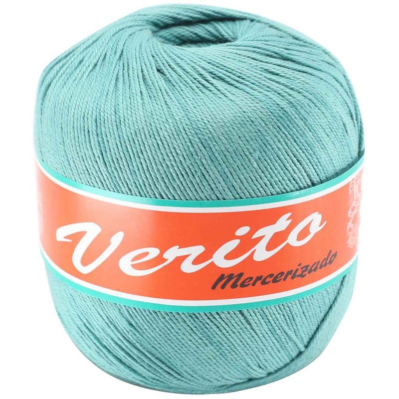 GENERICO - Pack 4 ovillos algodón 100gr verito turquesa
