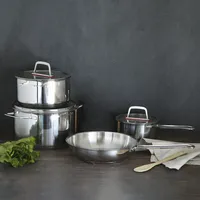 Bateria Burdeos 7pzs