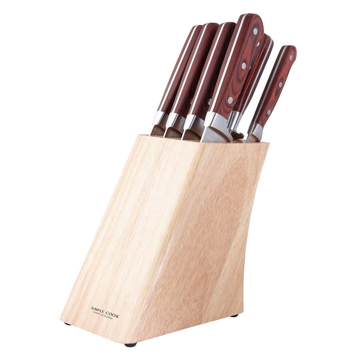 SIMPLE COOK - Taco Cuchillos Simple Cook 8pzs Kansas