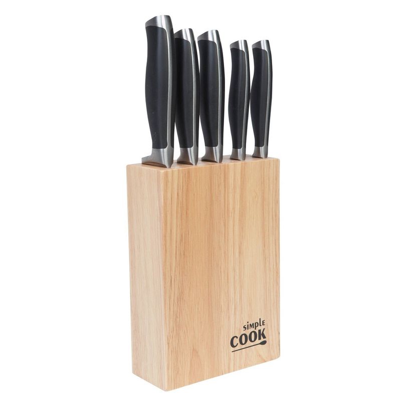 SIMPLE COOK - Taco de cuchillos simple cook ginebra 5 pzs