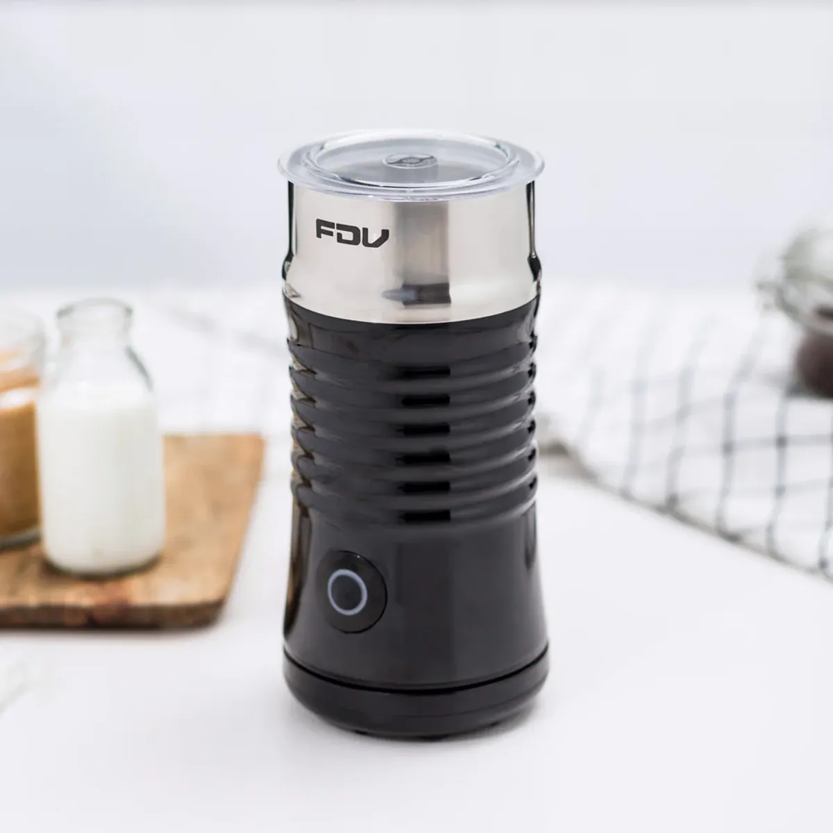 FDV - Espumador de leche FDV Venezia Negro