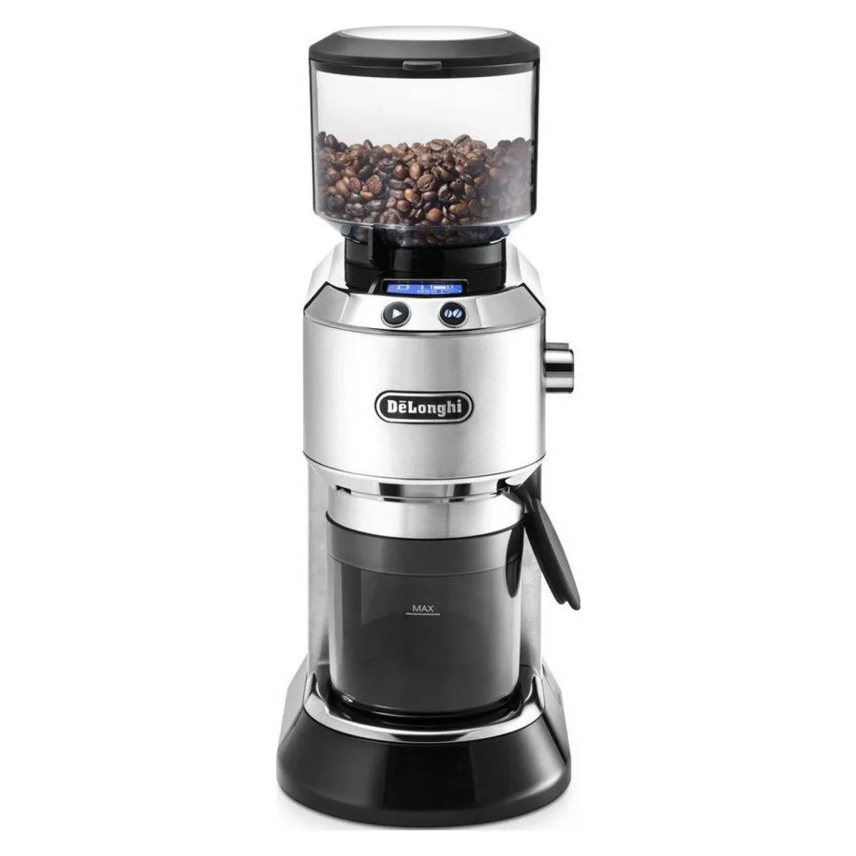 DELONGHI - Molinillo de Cafe De Longhi Dedica Plata KG520M