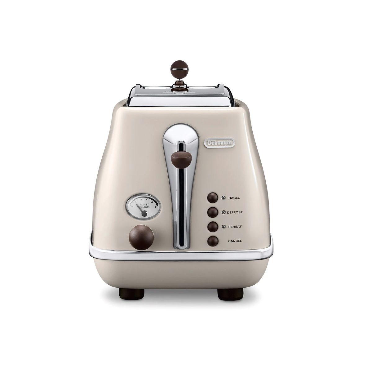 DELONGHI - Tostador De Longhi Icona Vintage Beige CTOV2103BG