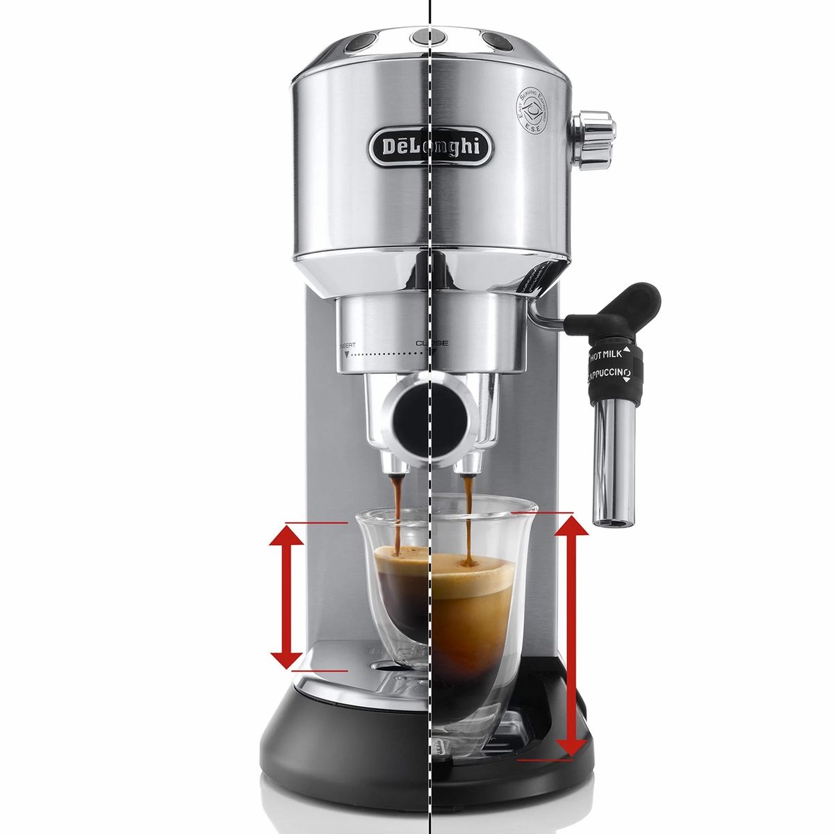 DELONGHI - Cafetera De Longhi Dedica Plata EC 685 M