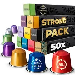 REAL COFFEE - Pack 50 Capsulas compatibles