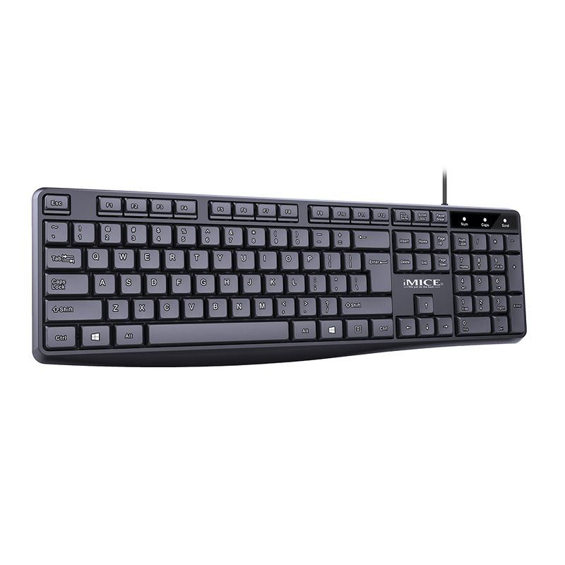 IMICE - Teclado iMice K-818 USB Teletrabajo Oficina Desde Casa