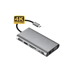 GENERICO - Adaptador tipo c 10 en 1 macbook / pc ethernet
