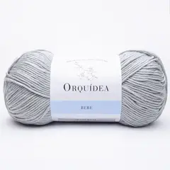 GENERICO - Lana Bebe Super Soft Orquidea 100grs - Gris Perla