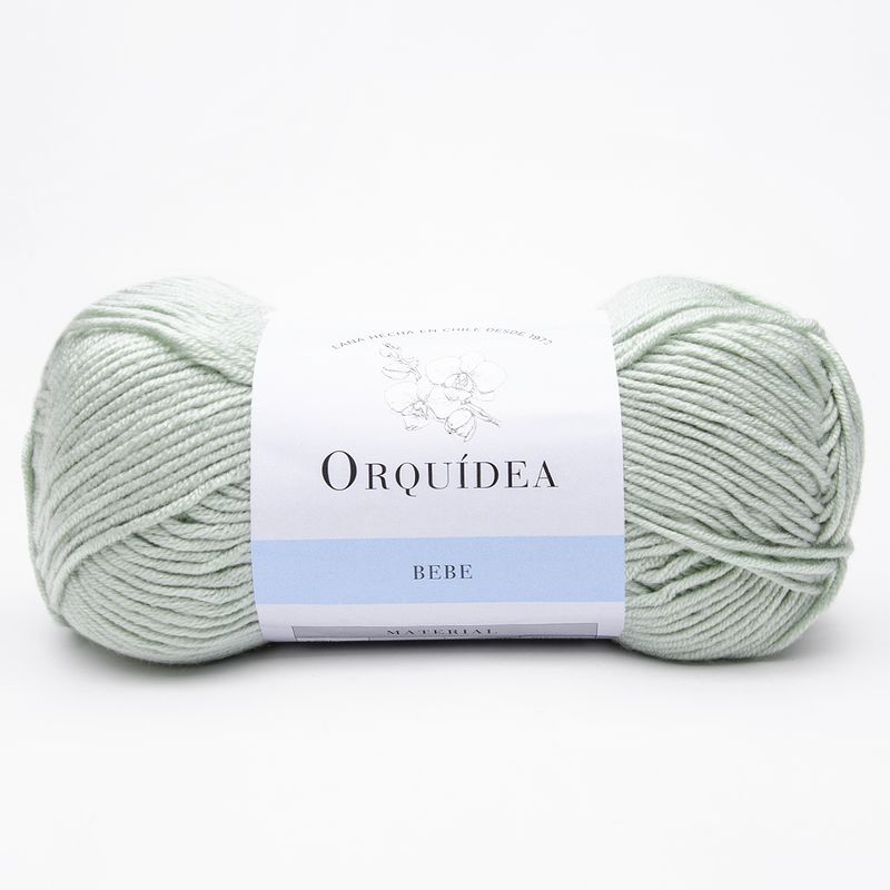 GENERICO - Lana Bebe Super Soft Orquidea 100grs - Verde Menta