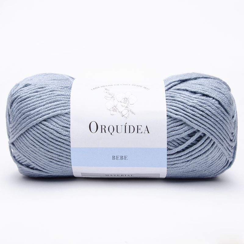 GENERICO - Lana Bebe Super Soft Orquidea 100grs - Azul Jeans