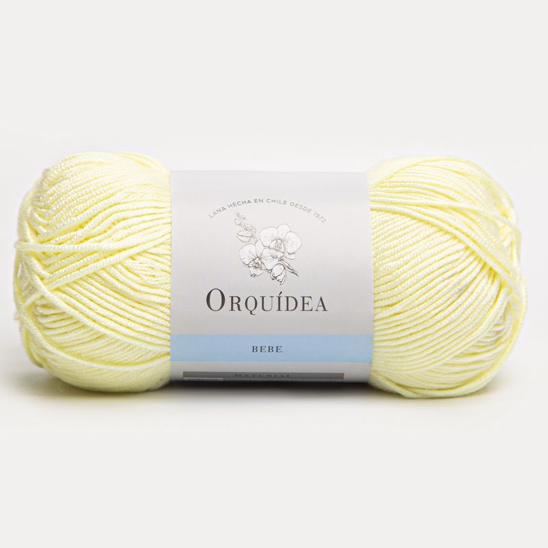 GENERICO - Lana Bebe Super Soft Orquidea 100grs - Amarillo Pastel