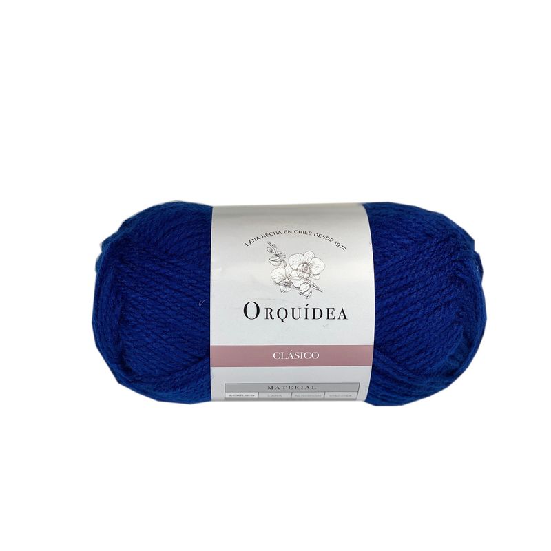 GENERICO - Lana Clasico Orquidea 100grs. - Azul Francia 532
