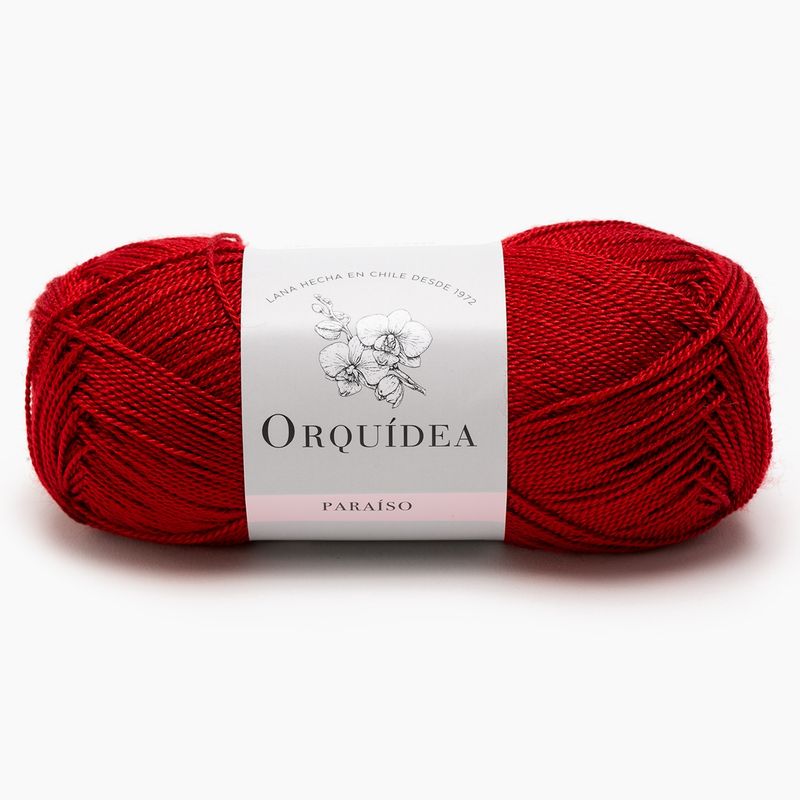 GENERICO - Hilo Paraiso Orquidea 100grs. - Rojo Italiano 3602