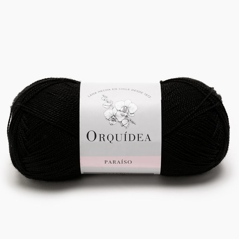 GENERICO - Hilo Paraiso Orquidea 100grs. - Negro 8902