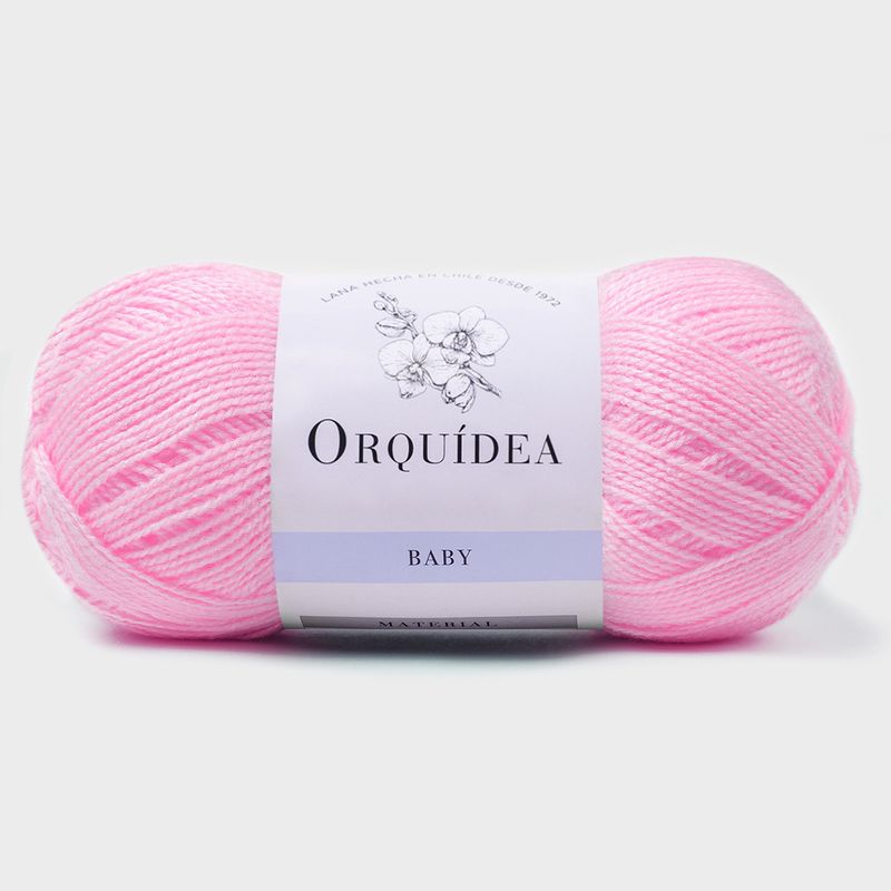 GENERICO - Lana Baby Orquidea 100grs. - Rosado Fuerte 120