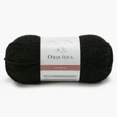 GENERICO - Lana Clasico Orquidea 100grs. - Negro 501