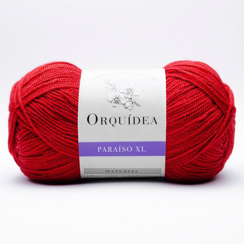 GENERICO - Hilo Paraiso XL Orquidea 100grs. - Rojo Italiano 3602