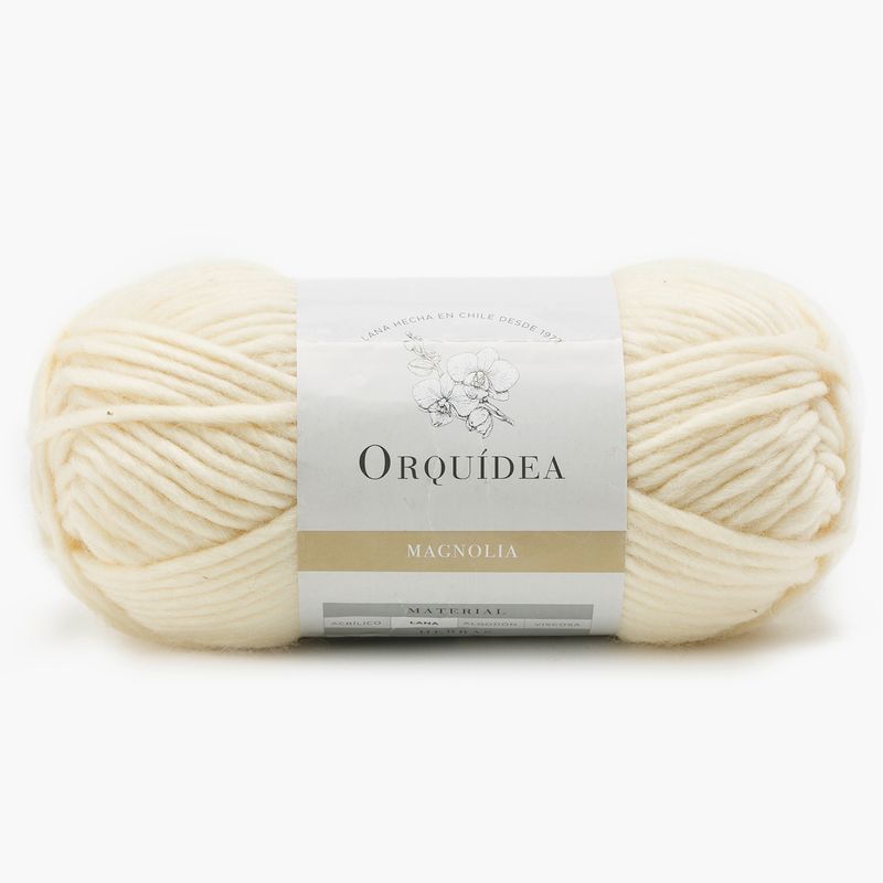 GENERICO - Lana 100% Magnolia Orquidea 100 grs - Crudo 962