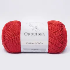 GENERICO - Hilo Algodon Orquidea 100 grs - Rojo Fuego 20