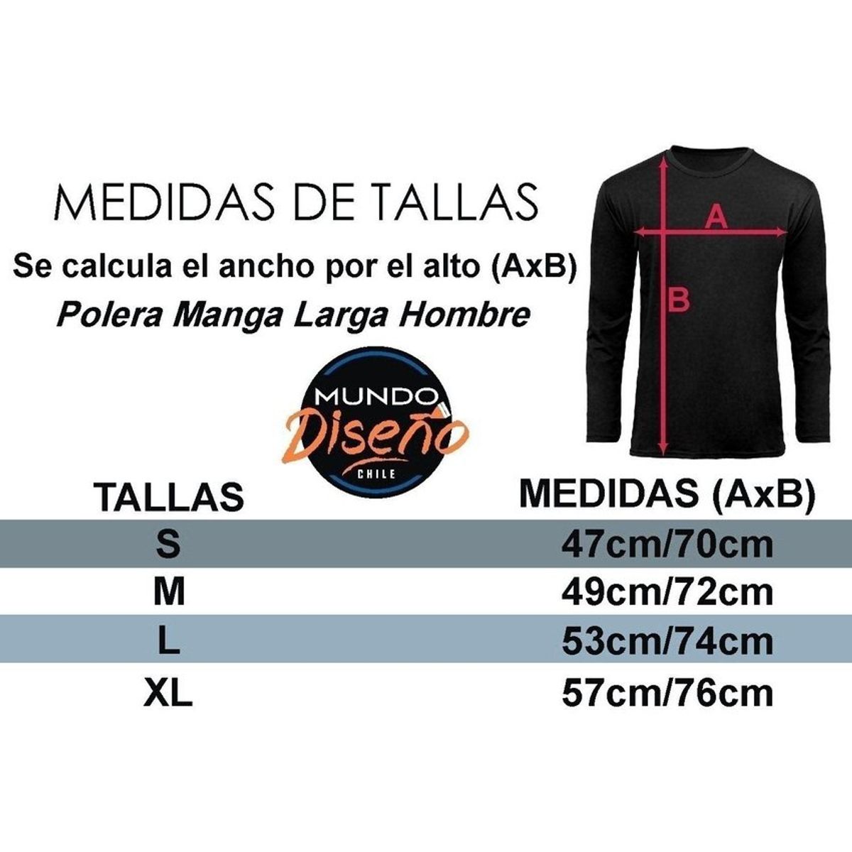 MDC - Mdc polera de hombre manga larga negra escudo flash