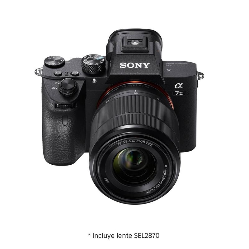 SONY - Cámara Ilce-7m3k sensor de imagen full-frame de 35 mm