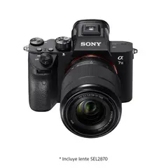 SONY - Cámara Ilce-7m3k sensor de imagen full-frame de 35 mm