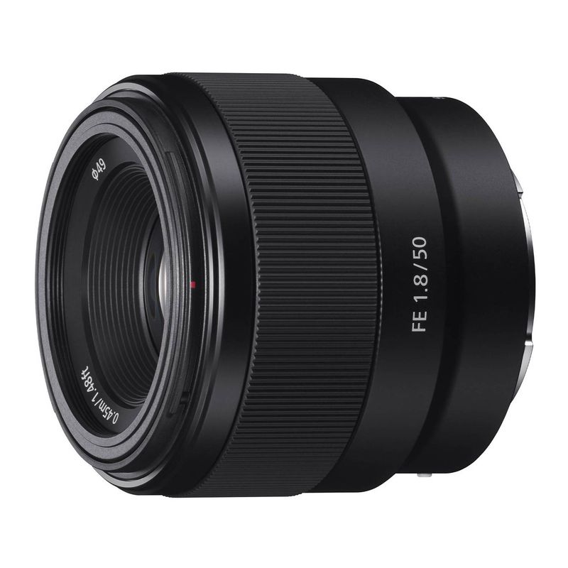 SONY - Lente Estándar Montura E Fe 50mm F18 SEL50F18F