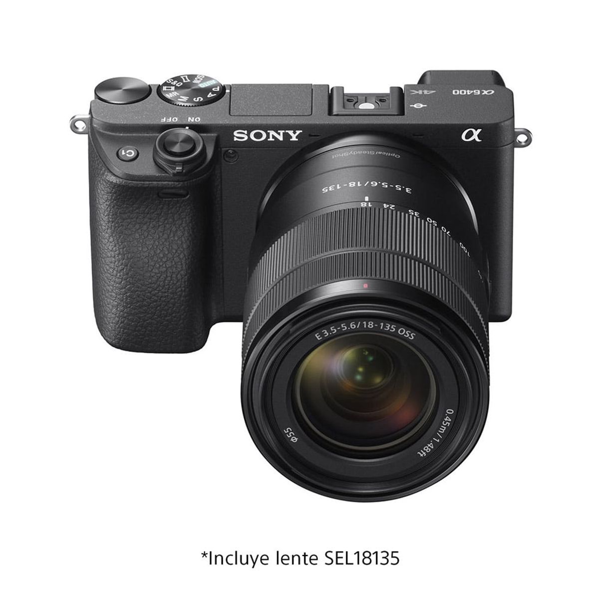 SONY - Cámara reflex montura E Alpha 6400M con sensor APS-C