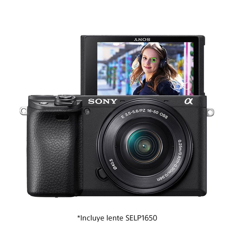 SONY - Cámara con montura E Alpha 6400L con sensor APS-C