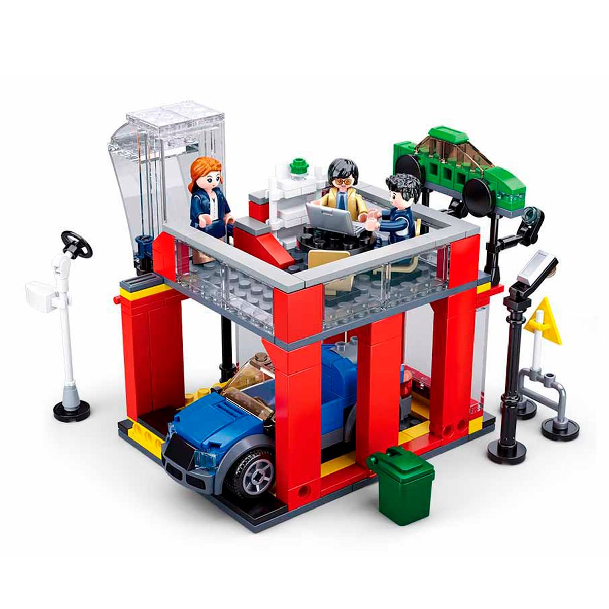 SLUBAN - Automotora (Armable de 302 piezas)