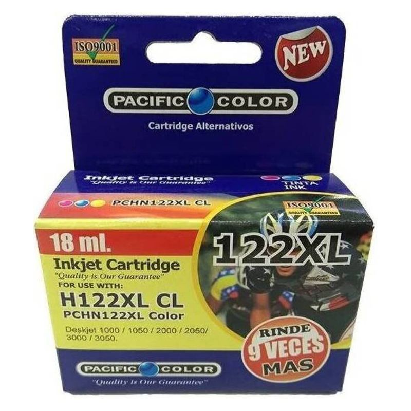 PACIFIC COLOR - Tinta alternativa compatible hp 122 xl color